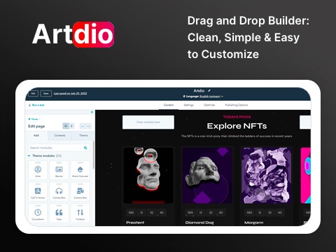 Drag and Drop - Clean, Simple & Easy to Customize