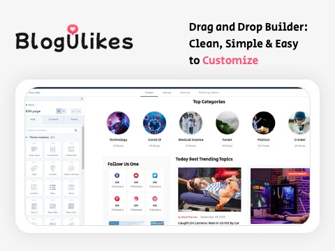 Drag and Drop - Clean, Simple & Easy to Customize