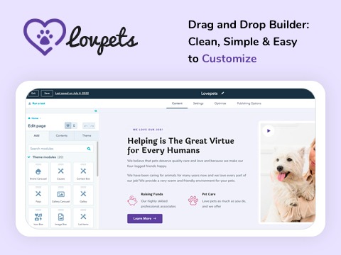 Drag and Drop - Clean, Simple & Easy to Customize